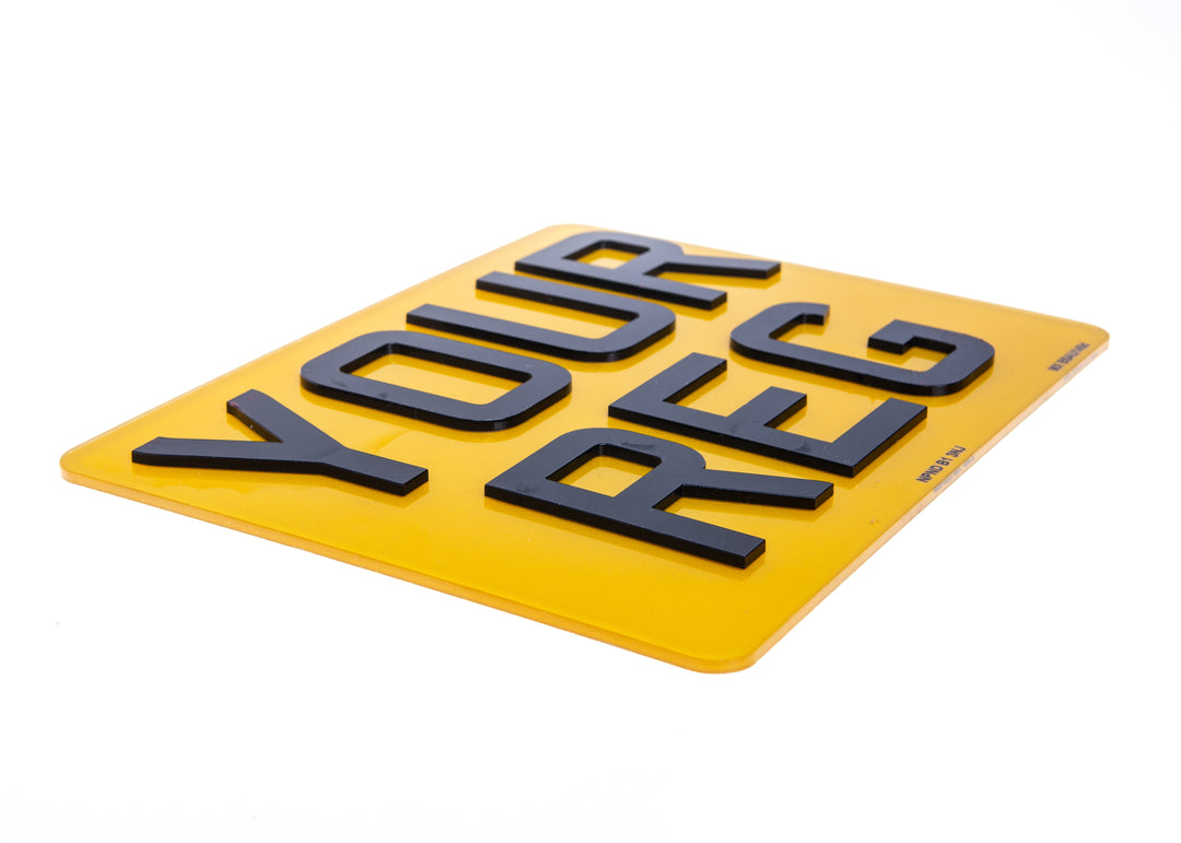 4D Motorbike Number Plates